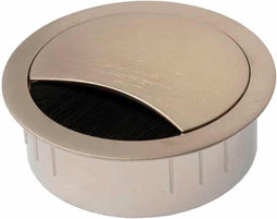 Stalen kabeldoorvoerdop Ø60mm Wit gelakt