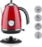 Aquavita Chalet waterkoker rood 1.7L 2200W