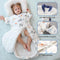 Baby slaapzak - 3.5 TOG – 100% katoen - Afritsbare mouwen - 6-14 maanden)