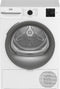 Beko Bm3t38210w1 - Warmtepompdroger - 8 kg - 64 dB - Energieklasse E - Wit