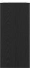 vidaXL - Boekenkast - Zwart - Eiken - 68,5x32x68,5 - cm - Bewerkt - Hout