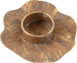 PTMD Morisa Copper metalen eenvoudige theelicht rond