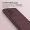 imoshion Hoesje - Geschikt voor Samsung Galaxy A33 - EasyGrip Backcover - Aubergine