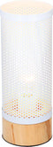 Grundig Tafellamp - Rond - Diffuus licht - Wit/Hout