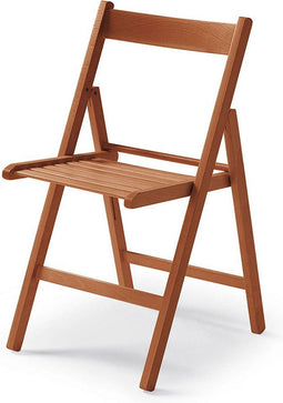 Vouwbare Stoel Hout beukenhout Kersenboom (79 x 42,5 x 47,5 cm)