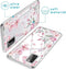 iMoshion Hoesje Geschikt voor Samsung Galaxy A41 Hoesje Siliconen - iMoshion Design hoesje - Roze / Transparant / Blossom Watercolor