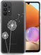 iMoshion Hoesje Geschikt voor Samsung Galaxy A33 Hoesje Siliconen - iMoshion Design hoesje - Wit / Dandelion