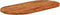 vidaXL - Tafelblad - ovaal - 120x63,8,5 - cm - massief - acaciahout