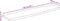 vidaXL - Tafelblad - met - natuurlijke - rand - 160x40x3,8 - cm - massief - mangohout