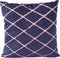 Sierkussen decoratie kussen Diamond 45 x 45 cm blauw roze