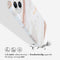 Selencia iPhone 15 - Backcover - 100% gerecycled - Wit Marmer