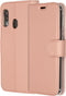 Accezz Samsung Galaxy A20e - Wallet Softcase Bookcase - 3 pashouders - Roze