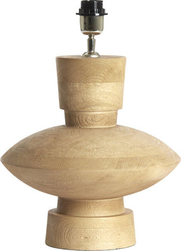 Light & Living Tafellamp Fiera - Mangohout - 31cm - excl. kap