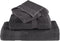 vidaXL - Saunadoeken - SOLUND - 2 - st - 600 - g/m² - 80x200 - cm - antracietkleur