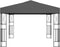 vidaXL - Prieel - 3x3 - m - stof - antraciet