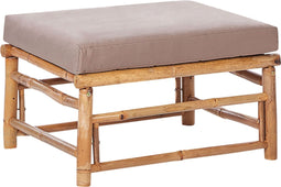 CERRETO - Ottomaan - Taupe - Bamboe