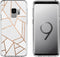 iMoshion Hoesje Geschikt voor Samsung Galaxy S9 Hoesje Siliconen - iMoshion Design hoesje - Wit / Meerkleurig / Goud / White Graphic