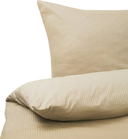 AVONDALE - Beddengoed - Zandbeige - 155 x 220 cm - Katoen