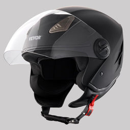 Motorcycle Helmet, 3/4-Face, Smart Street ABS & High Density Helmet with Bluetooth Slot & Interchang