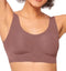 sloggi ZERO Feel Dames Beha top - Comfortabele uitneembare cups - Zwart - Maat L