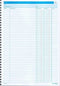 Djois Atlanta doorschrijfkasboek A4 - NL tekst - 2 kolom - 50x2 blz - carbon - FSC - 1 stuk