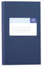 Djois Atlanta notitieboek - 165 x 105 mm - gelijmd - 96 bld/192 blz - blauw - voordeelpak 5 stuks