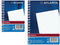 Djois Atlanta notitieboek A6 - spiraal binding - 50 bld/100 blz - blauw - pak 20 stuks