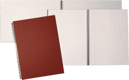 Djois Atlanta tabellarisch register - 294 x 452 mm - 54 bladen - 2x16 kolommen - rood - 1 stuk