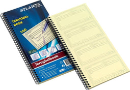 Djois Atlanta terugbelboek - 297 x 140 mm - NL tekst - 40x2 blz - zelfkopiërend - Atlanta - FSC - 1 stuk