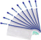 Djois opbergtas met ritssluiting 250x115mm - PVC - blauw - pak 8 stuks