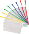Djois opbergtas met ritssluiting A5 - 235x165mm - PVC - assorti - pak 8 stuks