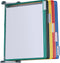 Djois Tarifold wandelement A4 incl. 10 insteektassen assorti + 5 ruiters 50 mm - pak 1 stuk