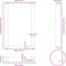 vidaXL - Eettafelpoten - 2 - st - U-vormig - 50x(72-73) - cm - staal - zwart