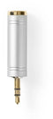 Nedis CAGC22935ME - Stereo-adapter - 3.5mm naar 6.35mm - Zilver