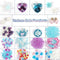Princess Beads Sieradenset voor het maken van kettingen, armbanden, ringen, benodigdheden voor kinderen, knutselset, speelgoed, cadeau voor meisjes, leeftijd 3, 4, 5, 6, 7, 8, 9, 10 jaar (met hartvormige doos)