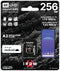 Goodram IRDM M2AA - Micro SD Geheugenkaart 256GB - UHS-I U3 A2 - Leessnelheid tot 170 MB/s