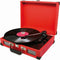 Soundmaster PL580RO - Koffermodel platenspeler - 3 snelheden (33/45/78 RPM) - Rood