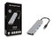 Conceptronic DONN02G - USB Hub - 4 poorten HDMI USB-C USB 3.2 - Aluminium
