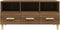 vidaXL - Tv-meubel - 102x36x50 - cm - bewerkt - hout - bruin - eikenkleur