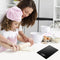 Kitchenwell Digitale Precisie Keukenweegschaal - 1gr - 15kg - Tarra Functie - USB Oplaadbaar - Zwart