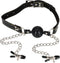 Fetish Fantasy Extreme FF Ball Gag & Nipple - Gag Ball - Zwart
