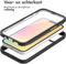 iMoshion Hoesje Geschikt voor iPhone 13 Hoesje - iMoshion 360° Full Protective Case - Zwart / Transparant