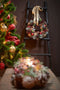 House of Seasons Ladderrek - H119 x L29 x B49 cm - Populierenhout - Zwart