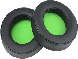 Oorkussens Geschikt Voor Razer Kraken Pro V2 / Chroma V2 Koptelefoon - 2 Stuks - Met Noise Cancelling - Zacht Memory Foam - Eiwitleer - Groen
