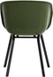 Hartman Amalia Element Tuinstoel - Zwart/Mosgroen