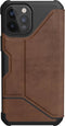 Urban Armor Gear Metropolis - Hoesje - Militaire bescherming - Bruin (iPhone 12 Pro Max 5G)