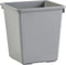 V-part - Papierbak - Vierkant tapse 27 l - Grijs (4 stuks)