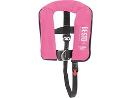 Besto Junior Inflatable 100N - Reddingsvest - Automatisch en handmatig - Roze (15-40 kg)