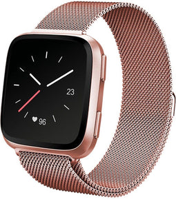 iMoshion Bandje Geschikt voor Fitbit Versa Lite / Versa 2 - iMoshion Milanese Watch bandje - Rosé Goud