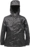 Regatta - Kids Pack It III Opvouwbaar Kinder Regenjack - Zwart - Maat 164